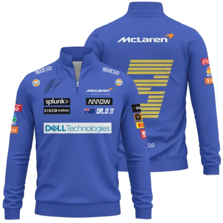 2021 Race Suit Uniform Quarter-Zip Sweatshirt For Fans BLVA180725A03QZS-1 CleanFit