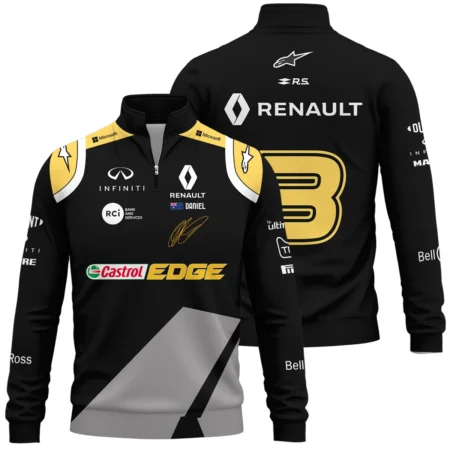 2020 Race Suit Uniform Quarter-Zip Sweatshirt For Fans BLVA180725A04QZS-1 CleanFit