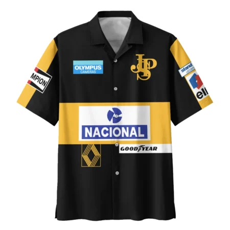 1985 Ayrton Senna John Player Special - Lotus F1 Racing Team Hawaiian Shirt BL3725A4HW