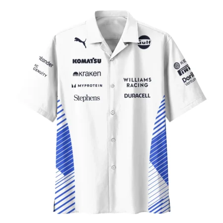 2025 Williams F1 Team Suit Hawaiian Shirt BLVA080725A02WILHW