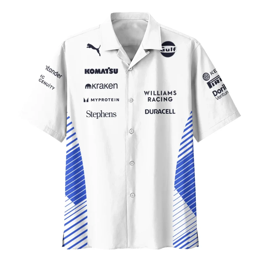 2025 Williams F1 Team Suit Hawaiian Shirt BLVA080725A02WILHW