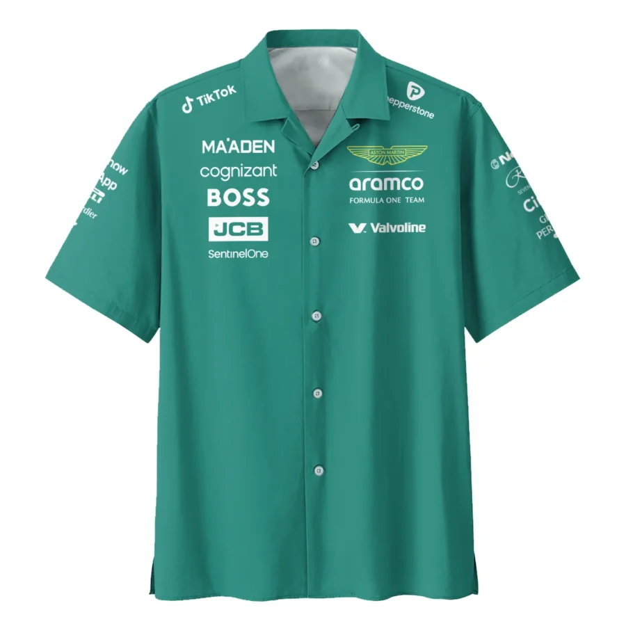 2025 Aston Martin F1 Team Suit Hawaiian Shirt BLVA120725A01AMHW