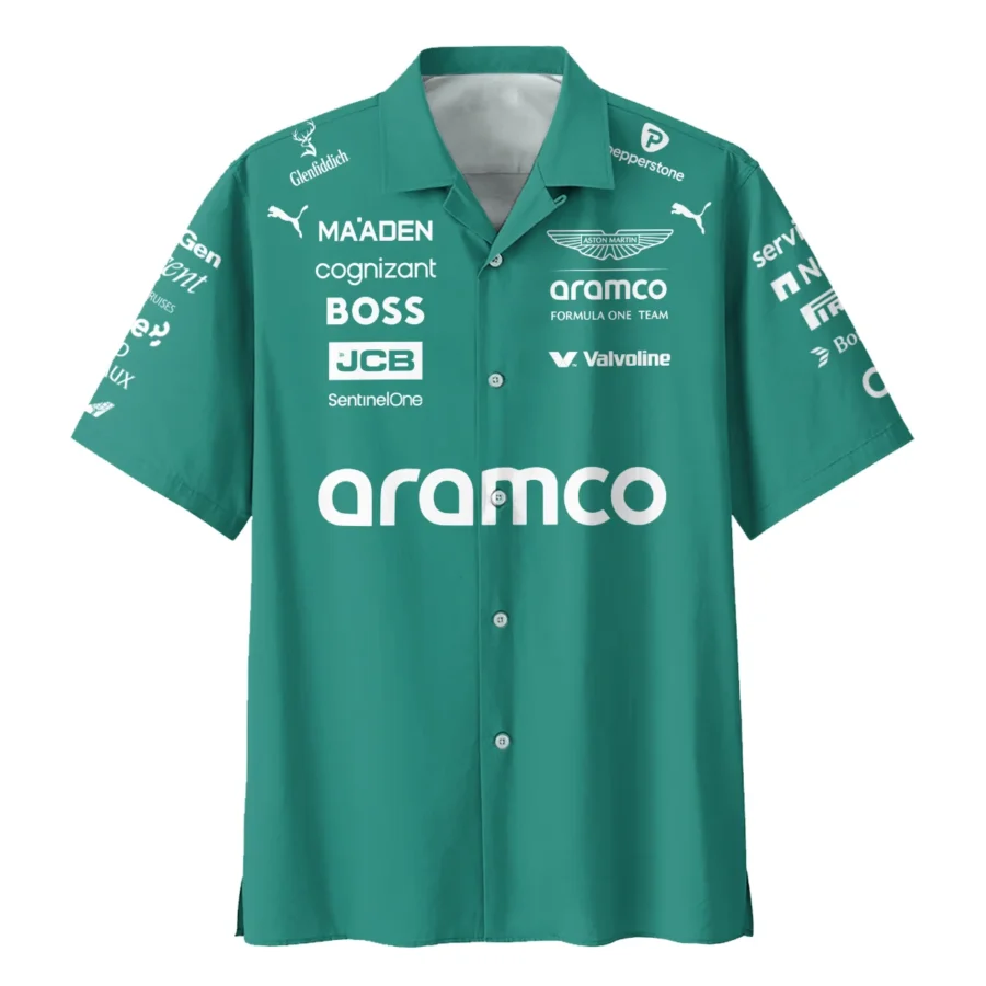 2025 Aston Martin F1 Race Suit Hawaiian Shirt BLVA120725A04AMHW
