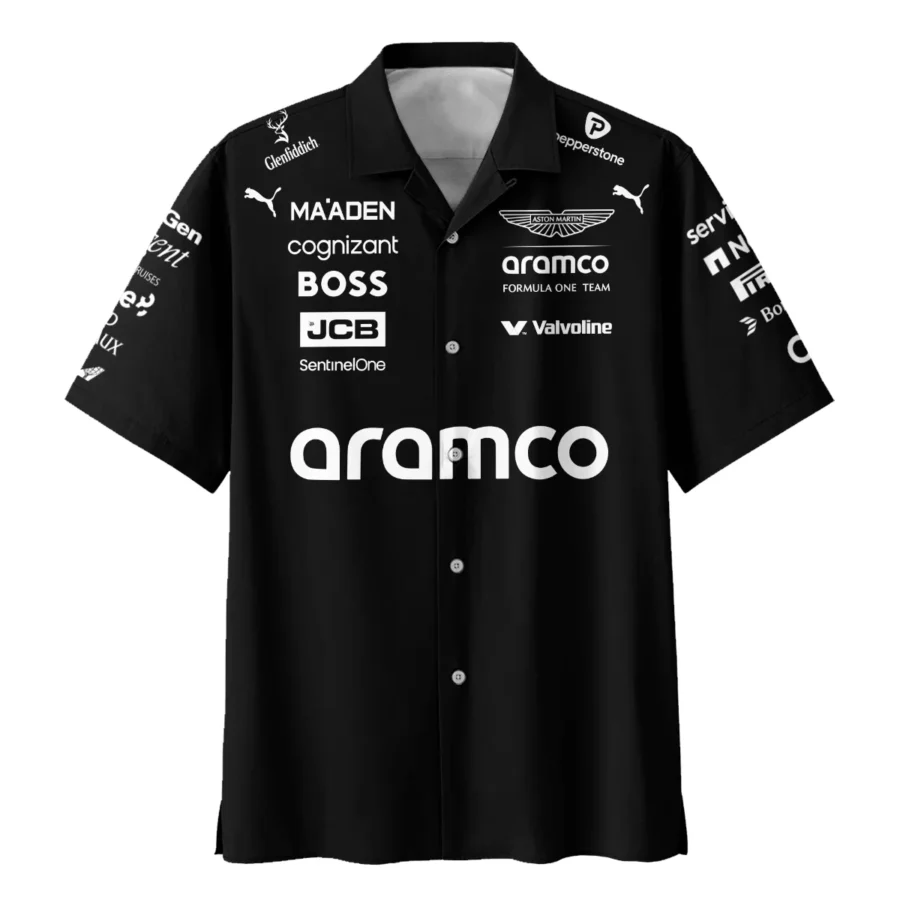 2025 Aston Martin F1 Team Suit Hawaiian Shirt BLVA120725A05AMHW