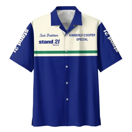 1990s Sir Jack Brabham Race IndyCar Suit Hawaiian Shirt BLVAJB070725A02HW