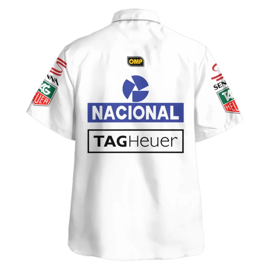 1985 Ayrton Senna John Player Special Lotus F1 Racing Team Hawaiian Shirt BL3725A3HW