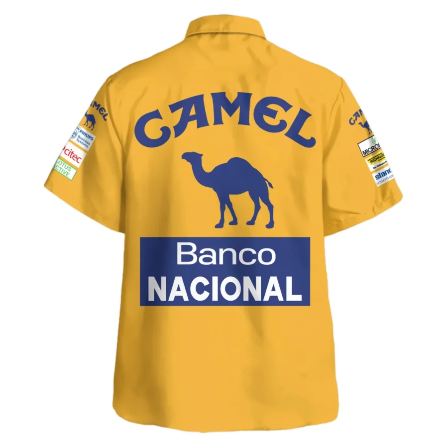 1987 Ayrton Senna Camel Honda Formula 1 Racing Team Hawaiian Shirt BL3725A5HW