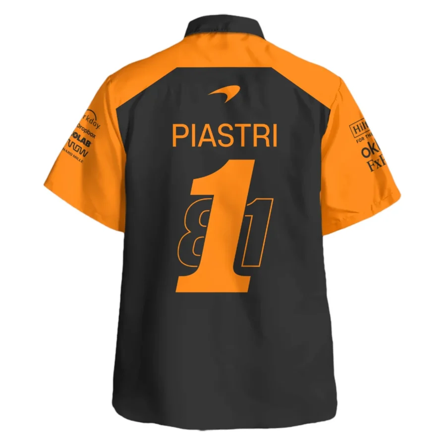 From #81 To #1 Oscar Piastri McLaren F1 Limited Edition Hawaiian Shirt BL4725A1HW