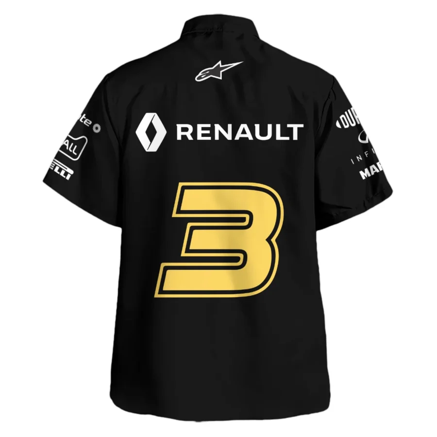 2019 Daniel Ricciardo Renault F1 Team Race Suit Hawaiian Shirt BLVA180725A02HW