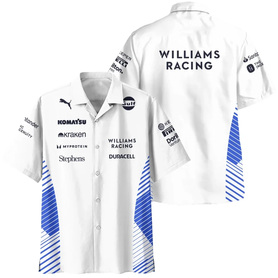 2025 Williams F1 Team Suit Hawaiian Shirt BLVA080725A02WILHW