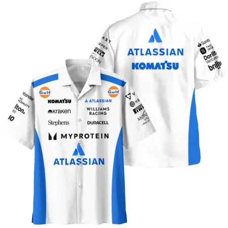 2025 Williams F1 Race Suit Hawaiian Shirt BLVA100725A03WILHW