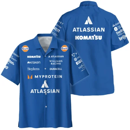 2025 Williams F1 Race Suit Hawaiian Shirt BLVA100725A04WILHW