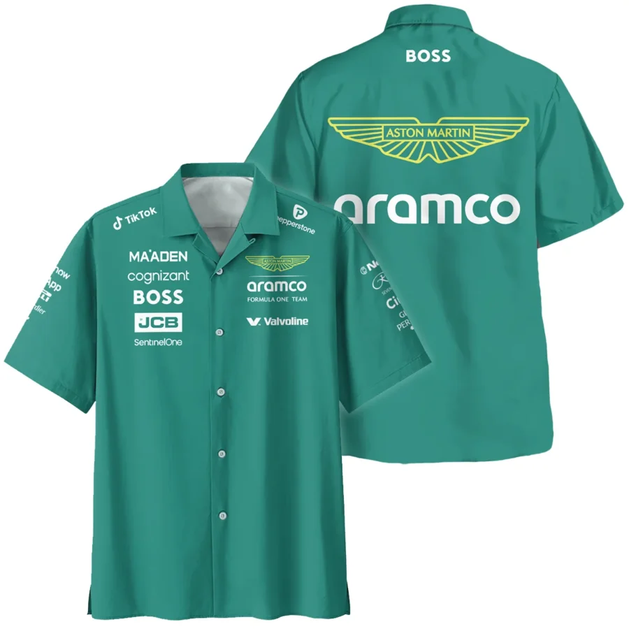 2025 Aston Martin F1 Team Suit Hawaiian Shirt BLVA120725A01AMHW