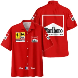 1990 Alain Prost Racing Costume Ferrari F1 Team Bomber BLVAAP070725A02BB