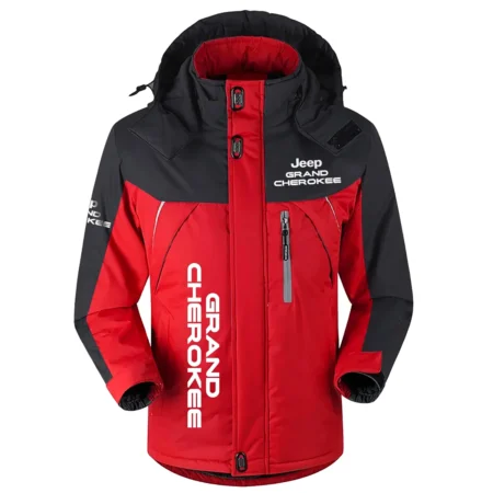 Grand Cherokee Exclusive Logo Outdoor Plush Charging Suit Waterproof Windproof Jacket Detachable Hood BLC21525A1GCK