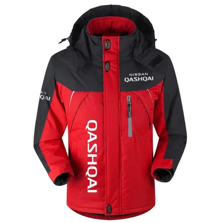 Qashqai Exclusive Logo Outdoor Plush Charging Suit Waterproof Windproof Jacket Detachable Hood BLC21525A1QQI