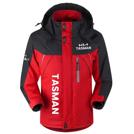Tasman Exclusive Logo Outdoor Plush Charging Suit Waterproof Windproof Jacket Detachable Hood BLC21525A1TAS