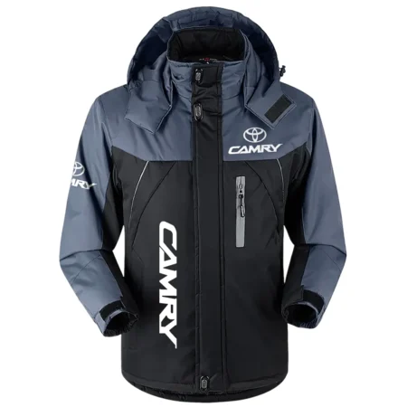 Camry Exclusive Logo Outdoor Plush Charging Suit Waterproof Windproof Jacket Detachable Hood BLC21525A1CMR