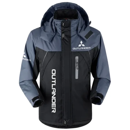 Outlander Exclusive Logo Outdoor Plush Charging Suit Waterproof Windproof Jacket Detachable Hood BLC21525A1OLD