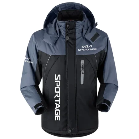 Sportage Exclusive Logo Outdoor Plush Charging Suit Waterproof Windproof Jacket Detachable Hood BLC21525A1SPT