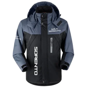 Gladiator Exclusive Logo Outdoor Plush Charging Suit Waterproof Windproof Jacket Detachable Hood BLC21525A1GDT
