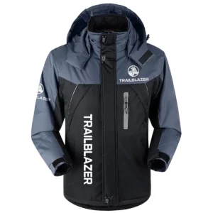Tucson Exclusive Logo Outdoor Plush Charging Suit Waterproof Windproof Jacket Detachable Hood BLC21525A1TSN