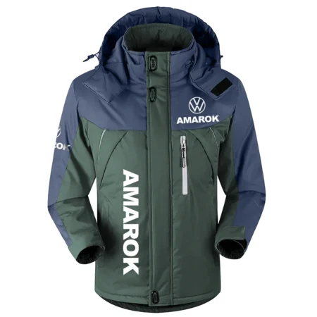 Amarok Exclusive Logo Outdoor Plush Charging Suit Waterproof Windproof Jacket Detachable Hood BLC21525A1AMK