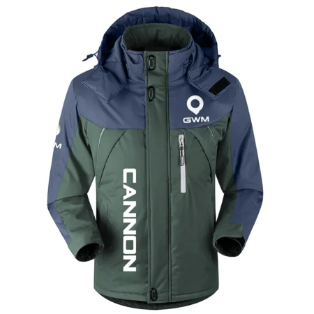 Cannon Exclusive Logo Outdoor Plush Charging Suit Waterproof Windproof Jacket Detachable Hood BLC21525A1CAN