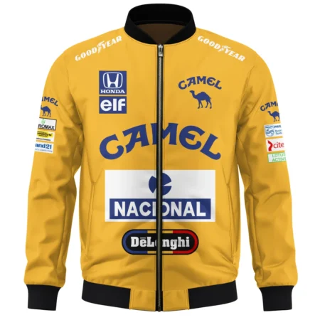 1987 Ayrton Senna Camel Honda Formula 1 Racing Team Bomber BL3725A5BB