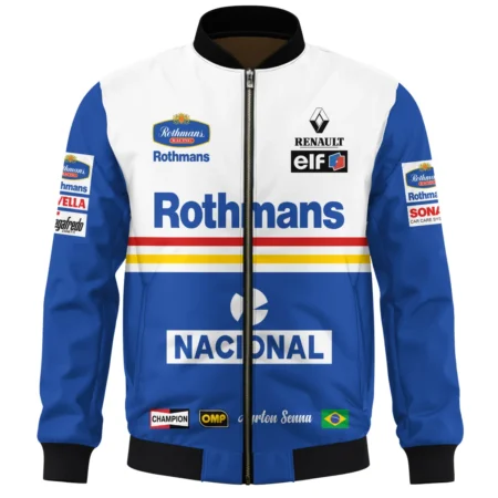1994 Ayrton Senna Rothmans Williams Renault F1 Racing Team Bomber BL3725A6BB