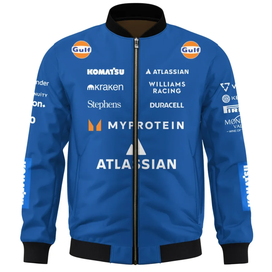 2025 Williams F1 Race Suit Bomber BLVA100725A04WILBB