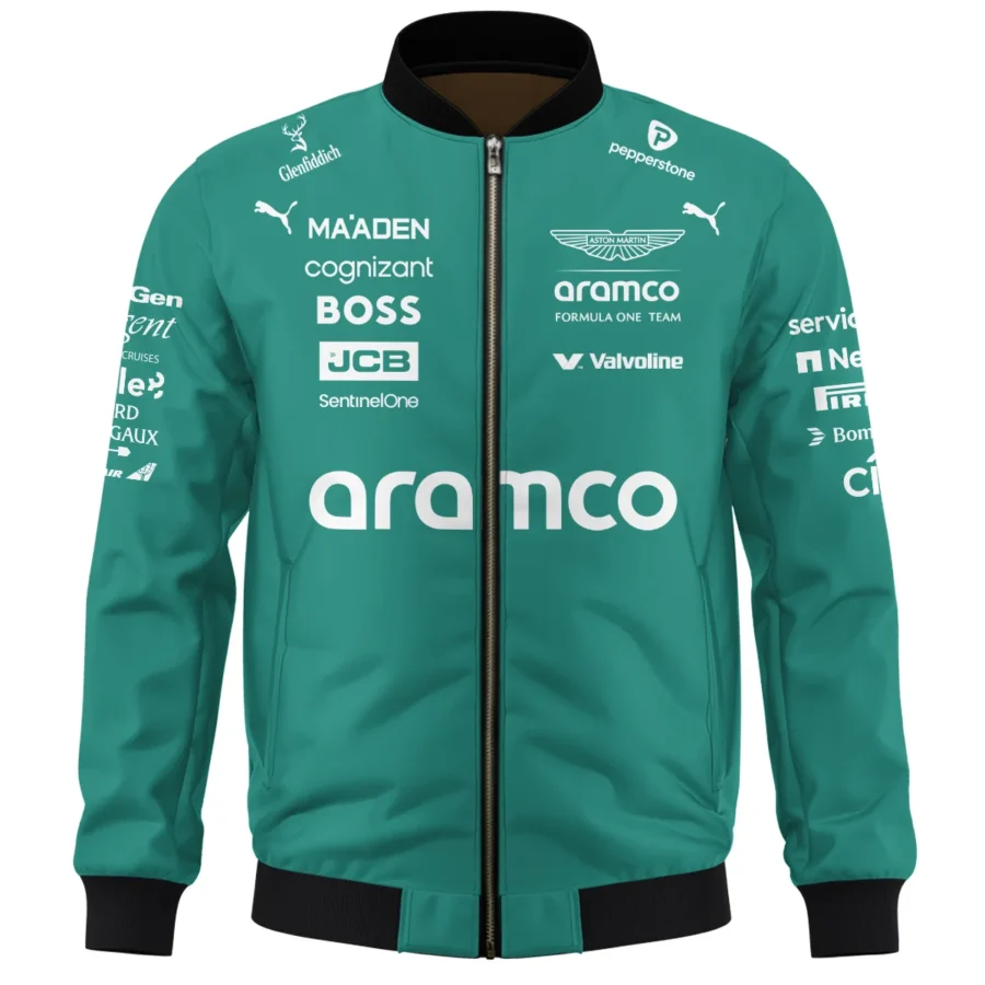2025 Aston Martin F1 Race Suit Bomber BLVA120725A04AMBB