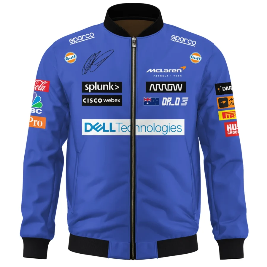 2021 Daniel Ricciardo McLaren F1 Team Race Suit Bomber BLVA180725A03BB