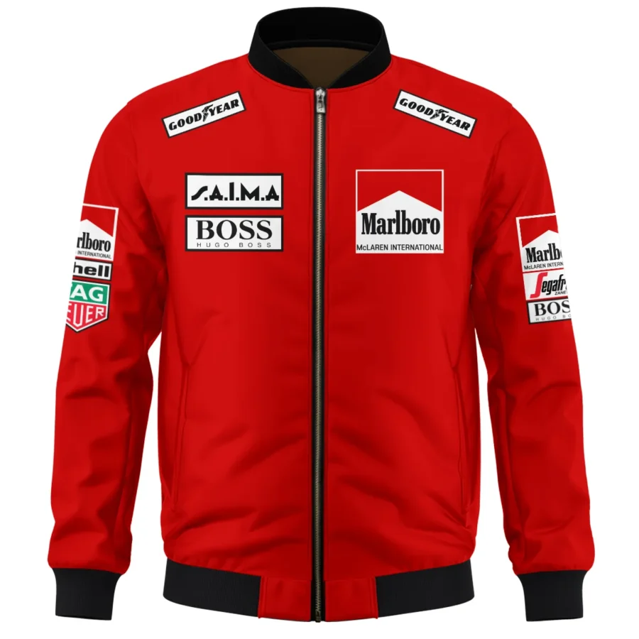1985 Alain Prost Racing Suit McLaren F1 Team Bomber BLVAAP070725A04BB