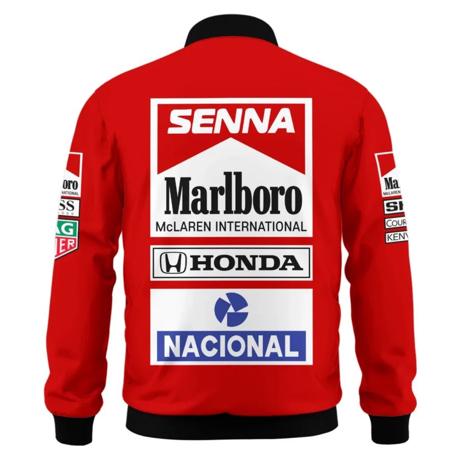 1988 Ayrton Senna Honda Race Suit Marlboro McLaren Bomber BL3725A2BB