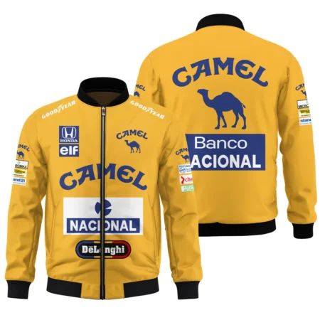 1987 Ayrton Senna Camel Honda Formula 1 Racing Team Bomber BL3725A5BB