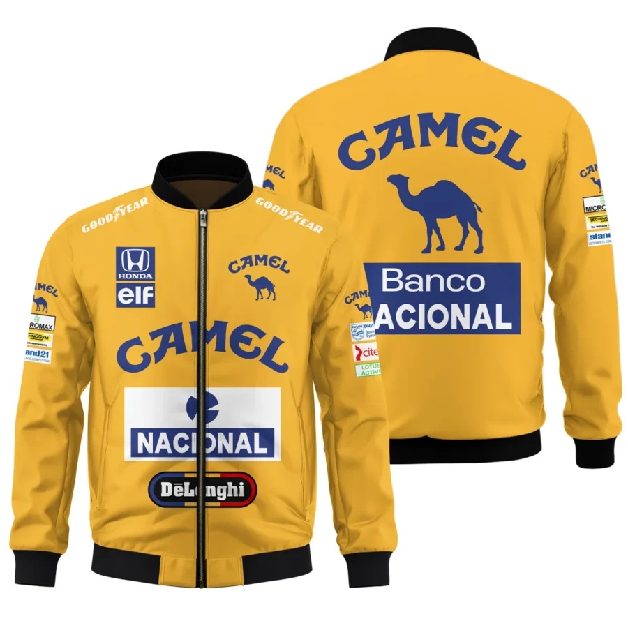 1987 Ayrton Senna Camel Honda Formula 1 Racing Team Bomber BL3725A5BB