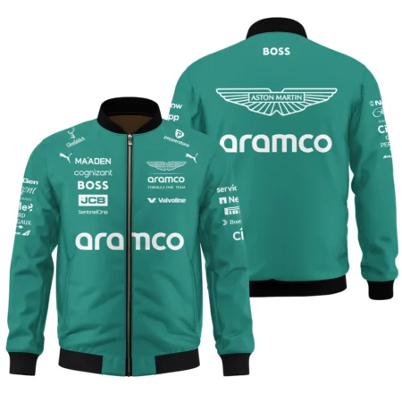 2025 Aston Martin F1 Race Suit Bomber BLVA120725A04AMBB