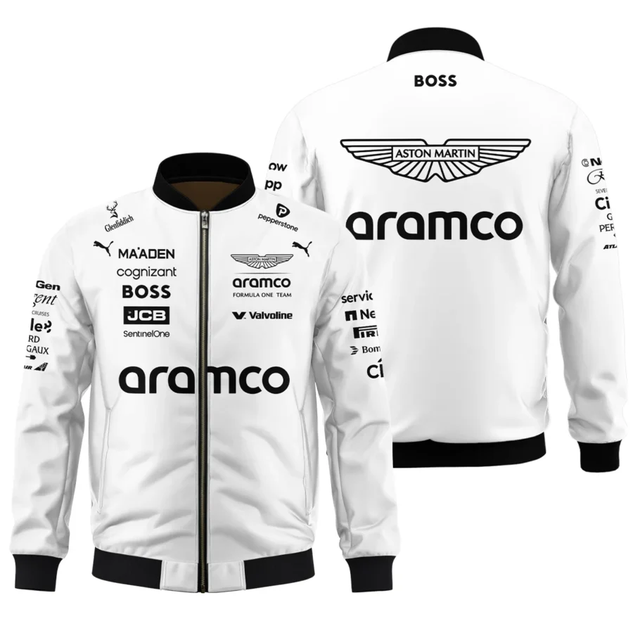 2025 Aston Martin F1 Team Suit Bomber BLVA120725A06AMBB