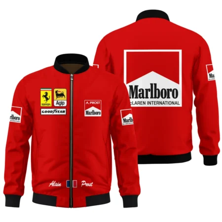 1990 Alain Prost Racing Costume Ferrari F1 Team Bomber BLVAAP070725A02BB