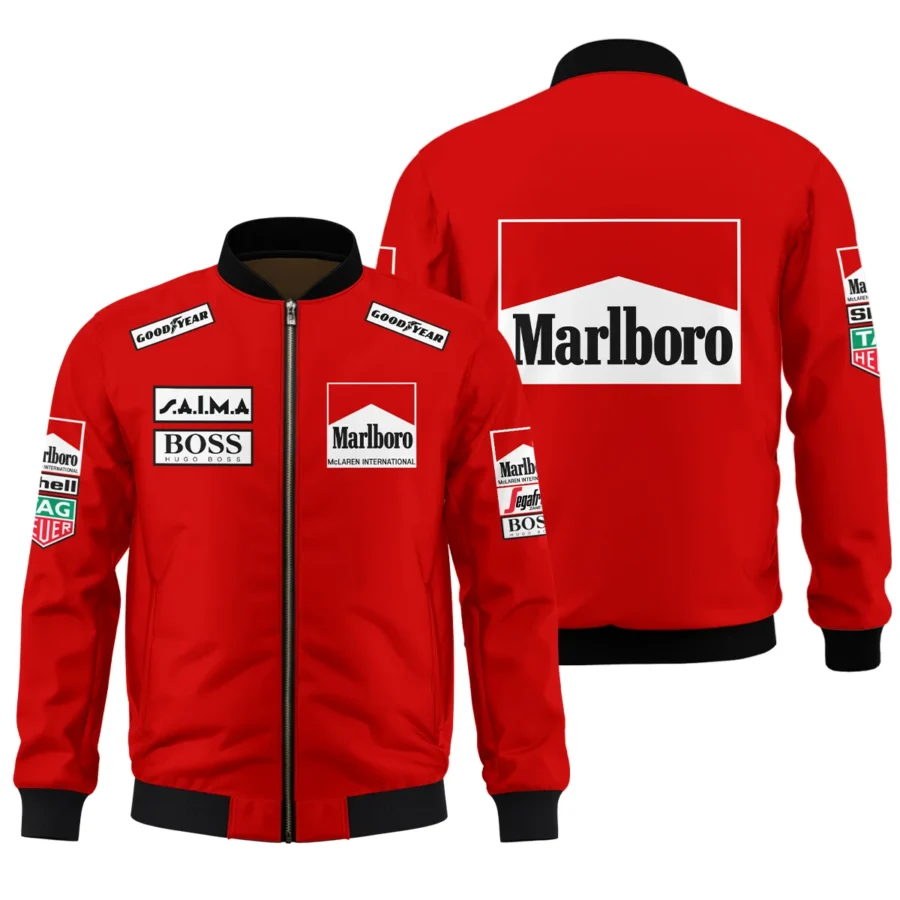 1985 Alain Prost Racing Suit McLaren F1 Team Bomber BLVAAP070725A04BB