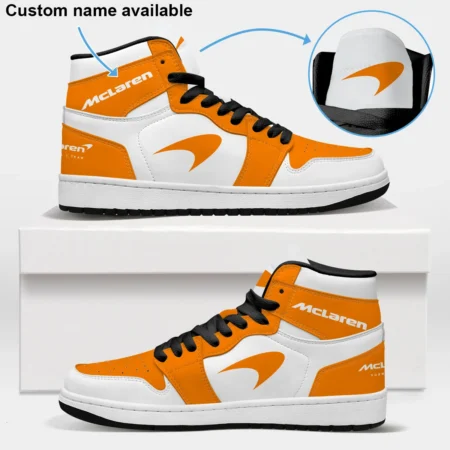 McLaren F1 Exclusive Logo Air Jordan 1 High BLMCL17725A1 - Orange White