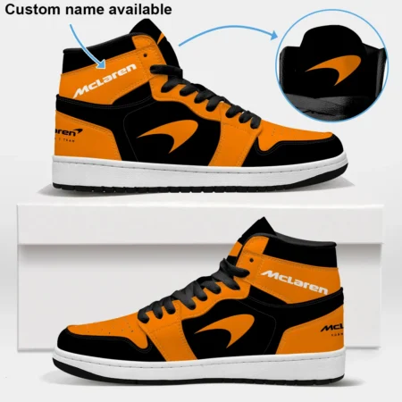 McLaren F1 Exclusive Logo Air Jordan 1 High BLMCL17725A2 - Orange Black