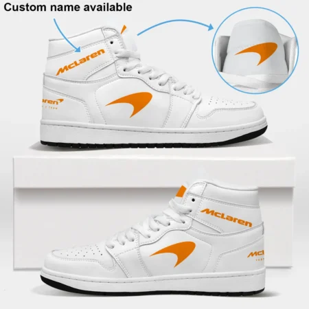 White Custom Shoes Exclusive Logo Air Jordan 1 High BLMCL17725A5