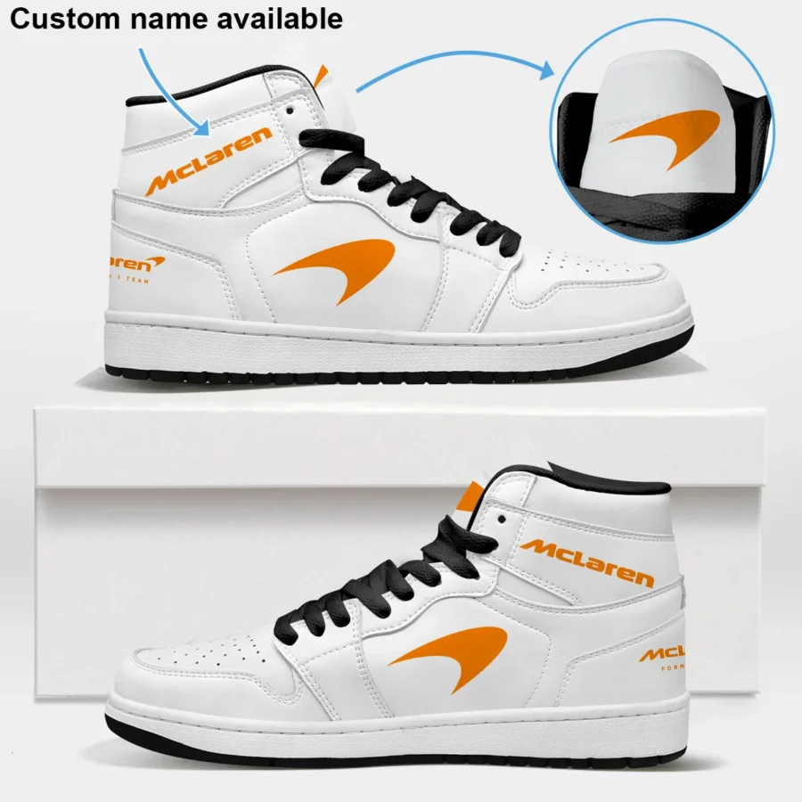 McLaren F1 Exclusive Logo Air Jordan 1 High BLMCL17725A5 - White