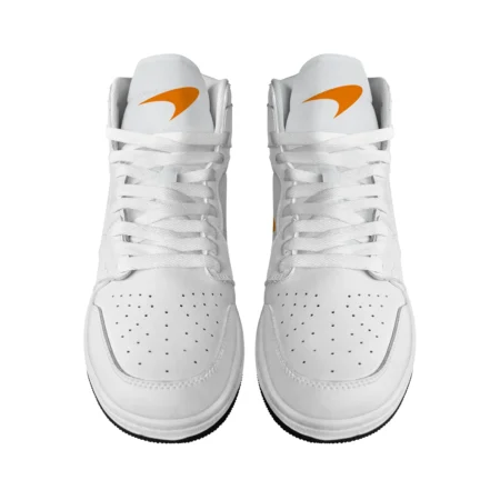 White Custom Shoes Exclusive Logo Air Jordan 1 High BLMCL17725A5