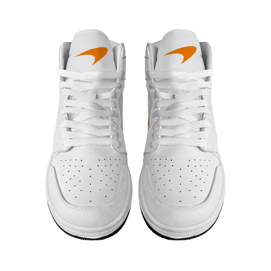 White Custom Shoes Exclusive Logo Air Jordan 1 High BLMCL17725A5
