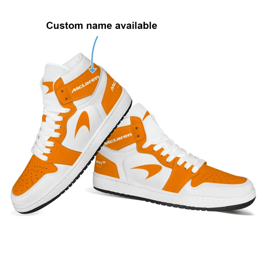 Orange White Custom Shoes Exclusive Logo Air Jordan 1 High BLMCL17725A1