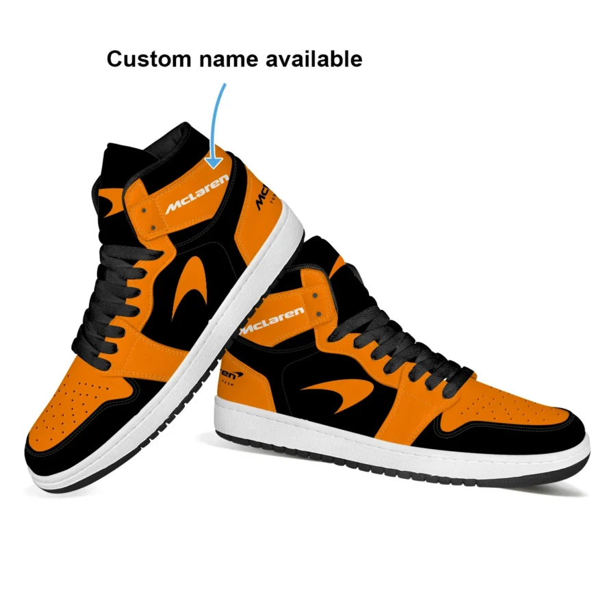 McLaren F1 Exclusive Logo Air Jordan 1 High BLMCL17725A2 - Orange Black
