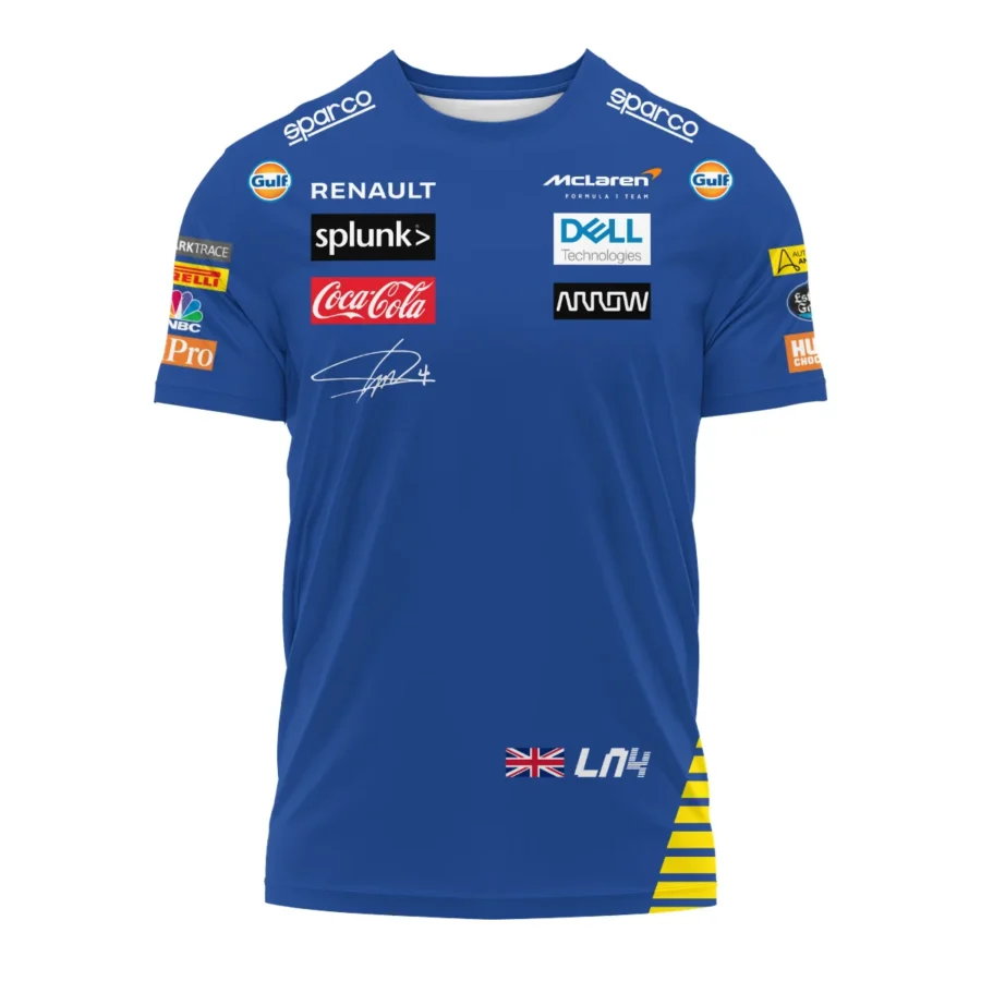 2020 Lando Norris Racing Suit McLaren F1 T-Shirt BLVALN120825A1TS